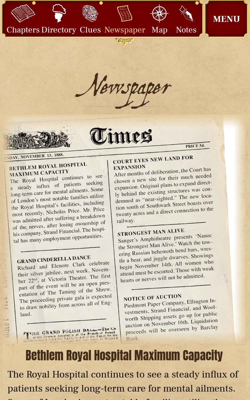 Sherlock Mysteries screenshot
